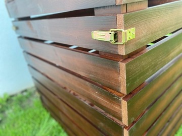 Большой комиссист с крышкой 1200L, установка без использования лакированных инструментов