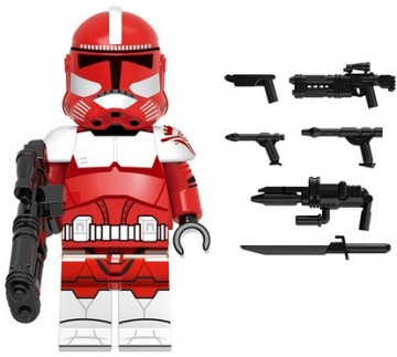 KLON CORUSCANT COMMANDER FOX STAR WARS FIGURKA