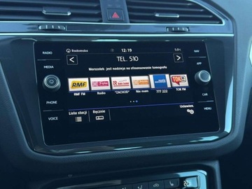 Volkswagen Tiguan II SUV 1.5 TSI EVO 150KM 2019 Volkswagen Tiguan Comfortline DSG ACC Reflektory LED Czujniki parkowania P, zdjęcie 23