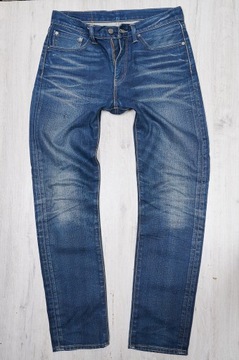 LEVIS 508 JEANSY spodnie męskie granatowe PREMIUM 31/32 pas 82