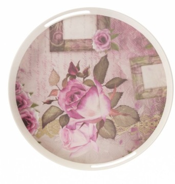 TACA TACKA Z MELAMINY OKRĄGŁA MOON 34,5 CM