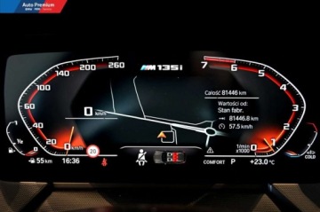 BMW Seria 1 F40 Hatchback M 2.0 M135i 306KM 2021 BMW Seria 1 M135i xDriveFV23Hamulec Sportowy MPakiet Aerodynamiczny MFotel, zdjęcie 3