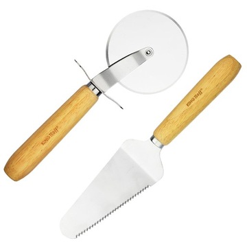 ZESTAW PRZYBORÓW DO PIZZY RADEŁKO 9CM + ŁOPATKA