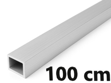 Profil Aluminiowy 40x20x2 - 1m PA38 Rura Prostokątna AW-6060 100 cm