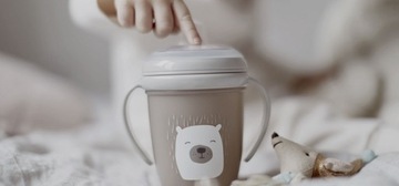 СЕРЕБРЯНАЯ КРУЖКА LOVI С МЯГКИМ НОСИКОМ МИНИ-ИНДИАНСКАЯ ДЕВУШКА 250МЛ 12М+ РОЗОВАЯ