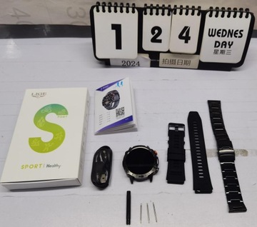 SMARTWATCH МУЖСКИЕ СПОРТИВНЫЕ ЧАСЫ МОНИТОР АРТЕРИАЛЬНОГО ДАВЛЕНИЯ ШАГОМЕТР