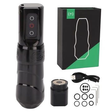 2400mAh 2 w 1 obrotowy zasilacz do tatuażu ekran