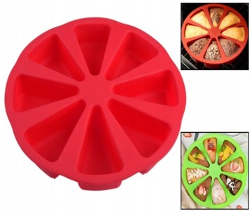 FORMA SILIKONOWA DO PIECZENIA CIASTA 8 PORCJI DUŻA