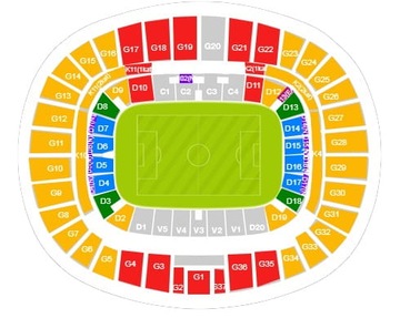 Stadion piłkarski - PGE NARODOWY - Puzzle 3D 143 elementy - model klubowy