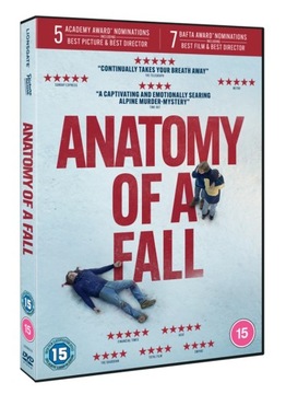 ANATOMIA UPADKU Anatomie d'une chute ANATOMY OF A FALL 2023 DVD