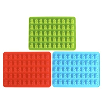 СИЛИКОНОВАЯ ФОРМА МИНИ-МИШКИ ЖЕЛЕЙНЫЕ МИШКИ 50 шт.