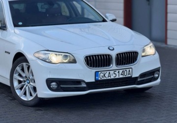 BMW Seria 5 F10-F11 Touring Facelifting 520d 190KM 2015 BMW Seria 5 2.0 190 KM Biksenon Skora x-Drive 2.0 Diesel 190KM, zdjęcie 12
