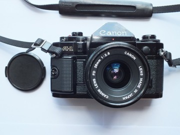 Canon A-1 + Canon Lens FD 28 mm 1:2.8