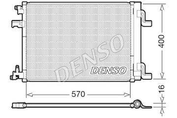 DENSO KONDENZÁTOR KLIMATIZACE CHEVROLET CRUZE OPEL ASTRA J CASCADA