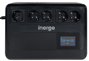 OPTIMUS UPS 600 LCD Аварийный источник питания (600ВА/360Вт) 5 розеток AVR + ПРОГРАММА