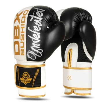 RĘKAWICE BOKSERSKIE SPARINGOWE BOKS KICKBOXING Z SIATKĄ DBX BUSHIDO 14oz