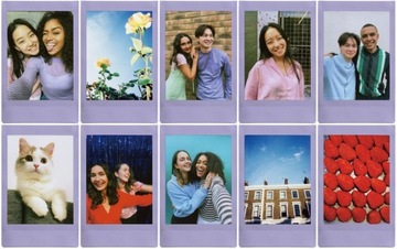 Вставки для камеры FUJIFILM Instax Mini Soft Lavender 10 фотографий