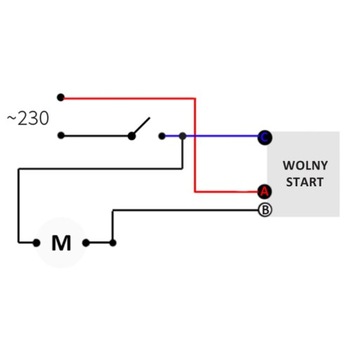 Miękki start wolny rozruch soft start 16A 230V