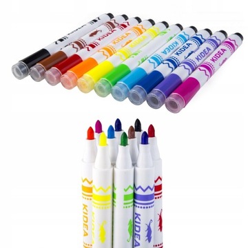 ТОНКАЯ ДЕКОРАТИВНАЯ ШАРИКОВАЯ РУЧКА Fineliner для детей ОФИСНАЯ РУЧКА 10 цветов Kidea