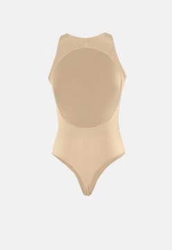 БЕЖЕВОЕ БОДИ MISSGUIDED С ОТКРЫТОЙ СПИНОЙ (46)