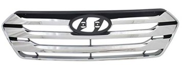 HYUNDAI SANTA FE 13-16 MASKA MŘÍŽKA CHRÓM
