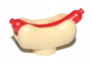 LEGO AKCESORIA - HOT-DOG KIEŁBASA 25386 i 33078