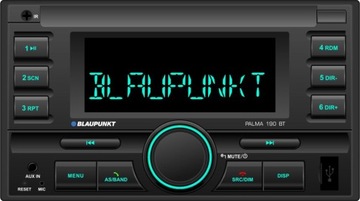 Radio 2-din AUX USB Bluetooth BLAUPUNKT PALMA190BT