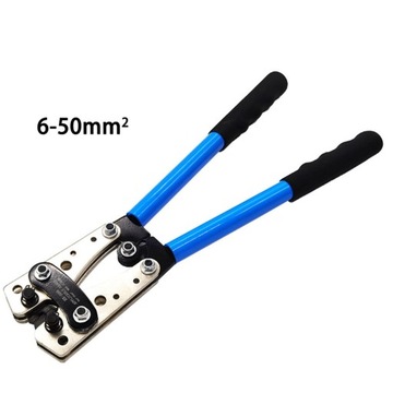 Портативные клещи для обжима проводов, сверхмощный инструмент для обжима клемм синего цвета