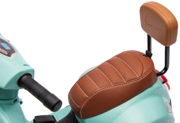 Электромотоцикл SUN BABY Scooter Vespa Turquoise 2,5 км/ч