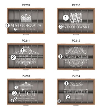 КОРОБКА-ОРГАНИЗАТОР ДЛЯ ЧАСОВ С ГРАВИРОВКОЙ 12 шт + БЕСПЛАТНО