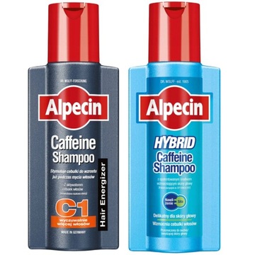 ALPECIN SZAMPON C1 Caffeine Shampoo 250ml NA WYPADANIE WŁOSÓW + GRATIS