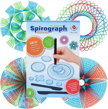 Spirograf Zestaw do Rysowania Pisakami dla Dzieci 3D Akcesoria Piękne Wzory