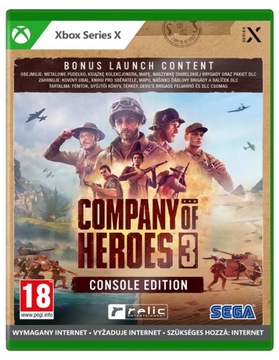 COMPANY OF HEROES 3 CONSOLE LAUNCH EDITION XSX