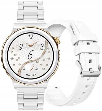 SMARTWATCH DAMSKI GT3 ROZMOWY CIŚNIENIE TĘTNO MENU