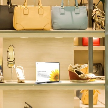 2шт акриловые держатели для вывесок