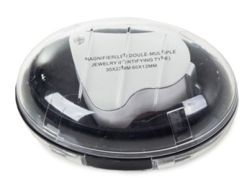 КАРМАННАЯ ЛУПА ДЛЯ УКРАШЕНИЙ LED 60x 30x (4233)