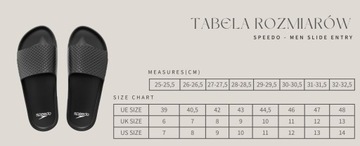 СЛАЙД-ШЛЕПЫ SPEEDO ENTRY, ЧЕРНЫЕ 8-00377706098 39
