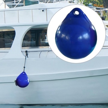 Якорный буй ПВХ круглый для лодок, синий,
