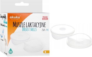 AKUKU MUSZLE LAKTACYJNE OSŁONKI PIERSI 2SZT A0248