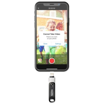 SanDisk iXpand USB 3.0 Flash Drive Go 128GB iPhone