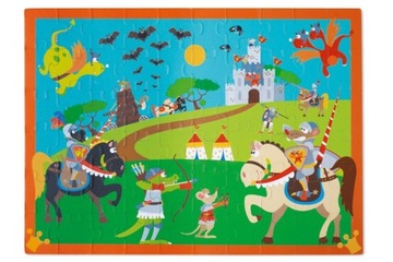 Puzzle Rycerz Układanka Dla Dzieci 60 el. Scratch