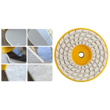 4-дюймовая сухая угловая шлифовальная машина, алмазная полировальная подушечка