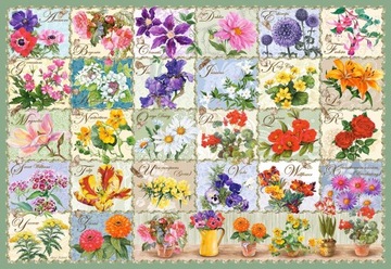 Puzzle 1000 Vintage Floral