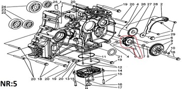 ПОЛНЫЙ МАСЛЯНЫЙ НАСОС Quad ATV TGB BLADE 425cc OEM!