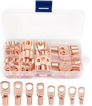 НАБОР ИЗ 60 МЕДНЫХ КОЛЬЦЕВЫХ РАЗЪЕМОВ КОЛЬЦЕВОЙ РАЗЪЕМ ДЛЯ КАБЕЛЯ M6 M8