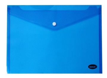 TECZKA KOPERTOWA NA ZATRZASK 235X335MM NIEBIESKA