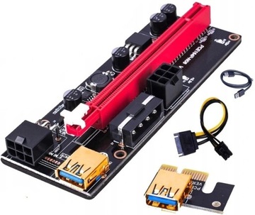 Riser 009S ЧЕРНЫЙ Новейшая модель! USB 3.0 PCI-E