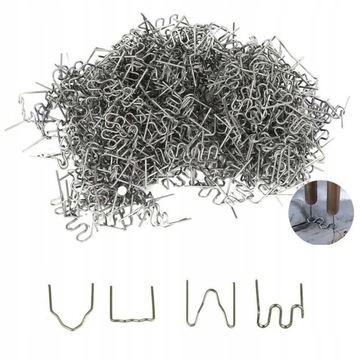 ZSZYWKI 4 RODZAJÓW 2000SZT DO ZSZYWACZA PLASTIKU