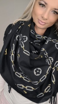 4 ЦВЕТА Шарф шарф шаль золотисто-коричневый черный бежевый