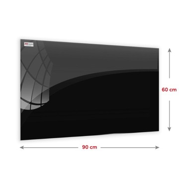 Магнитная стеклянная доска ЧЕРНАЯ 80х60 + БЕСПЛАТНЫЕ ПОДАРКИ